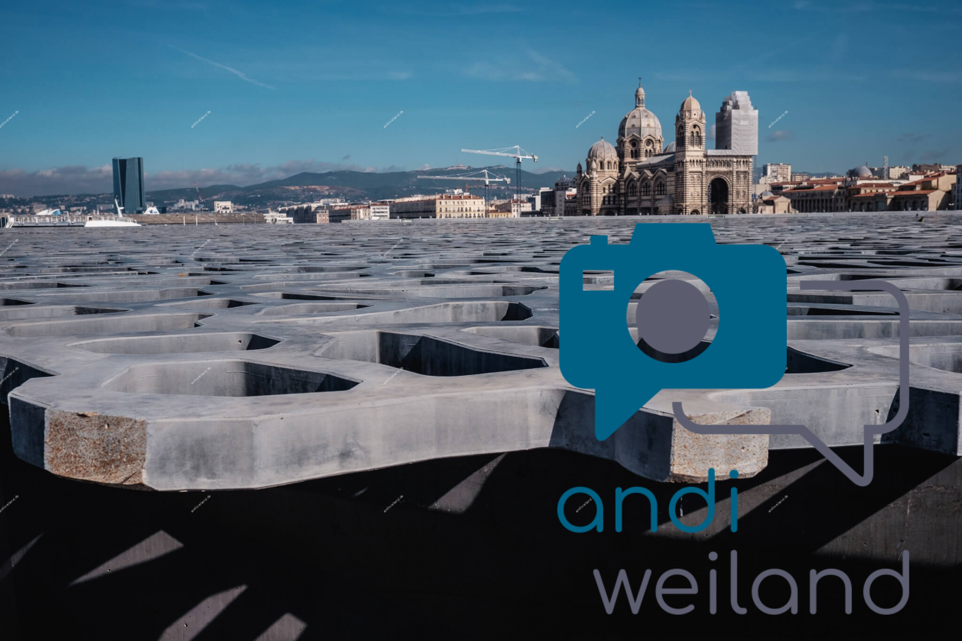 Portrait von einem vollbärtigen Mann mit kurzen Haaren, der in die Kamera lächelt. Er trägt ein Shirt mit einem Fahrrad.