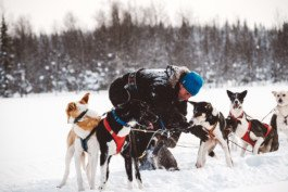 Portrait von einem vollbärtigen Mann mit kurzen Haaren, der in die Kamera lächelt. Er trägt ein Shirt mit einem Fahrrad.